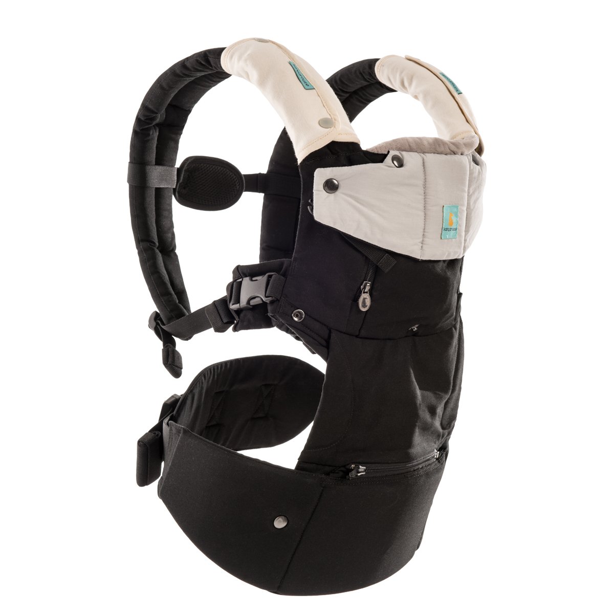 Baby Carrier All Seasons Ergonomic Soft Carrier -6 Position to Adapt to Growing Baby (Newborn, Infant & Toddler) Best Baby Gift for New Parents -Black