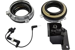 HQP AUTO PARTS 4-Wheel Drive 4WD Locking Hub Actuator Assembly Compatible Vacuum Control Solenoid w/Cover Vacuum Line with Expedition F-150 Lincoln Mark LT Navigator Replacement# 7L1Z3C247A 600-400 4L3Z3A788AA