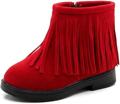 red moccasin boots