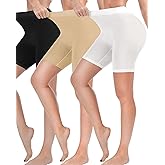 Reamphy 3 Pack Slip Shorts for Women Under Dress,Comfortable Smooth Yoga Shorts,Workout Biker Shorts