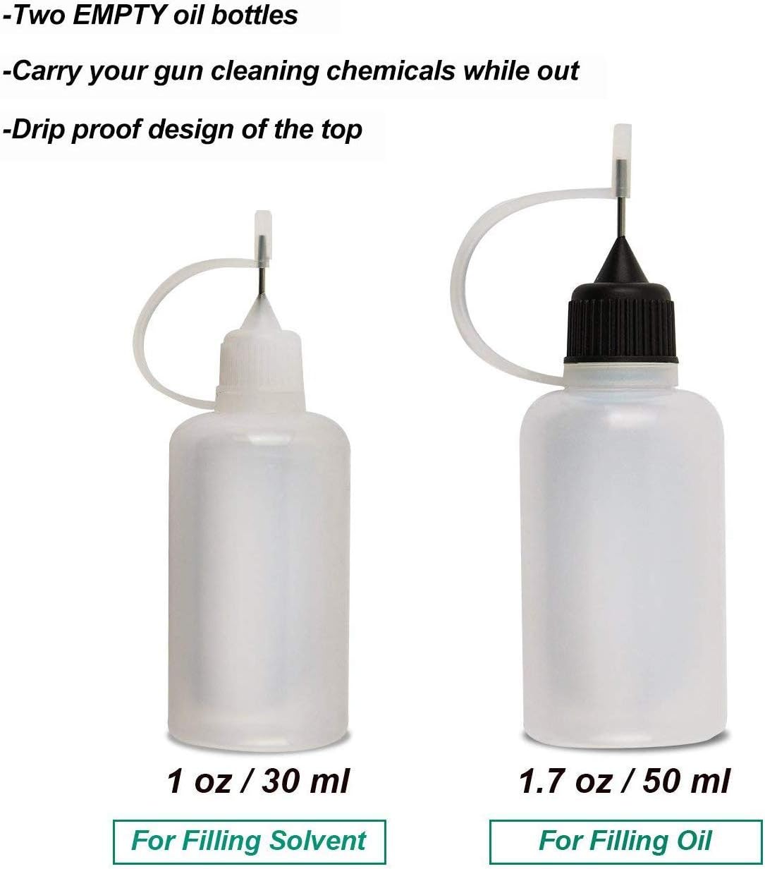 iunio Universal Gun Cleaning Kit for All Guns, Rifle, Shotgun, Handgun, Pistol, Hunting, Shooting, All Caliber, with Mat and Carrying Case (Black) : Sports & Outdoors