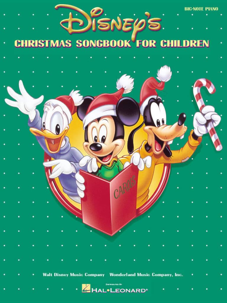 DISNEY'S CHRISTMAS SONGBOOK FOR CHILDREN PVG: 17 Tunes (Big-Note Piano)