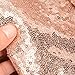 Haperlare 12 x 108 inch Sparkly Sequin Rose Gold Table Runner Glitter Rose Gold Sequin Tablecloth Rectangle Sequin Table Runner for Home Birthday Christmas Party Banquet Wedding Table Decoration