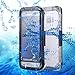 Galaxy S7 Edge Waterproof Case, AICase Armor Dust proof Shockproof Snow Proof Case Crystal Clear Full Body Protective Cover for Samsung Galaxy S7 Edge (Black)