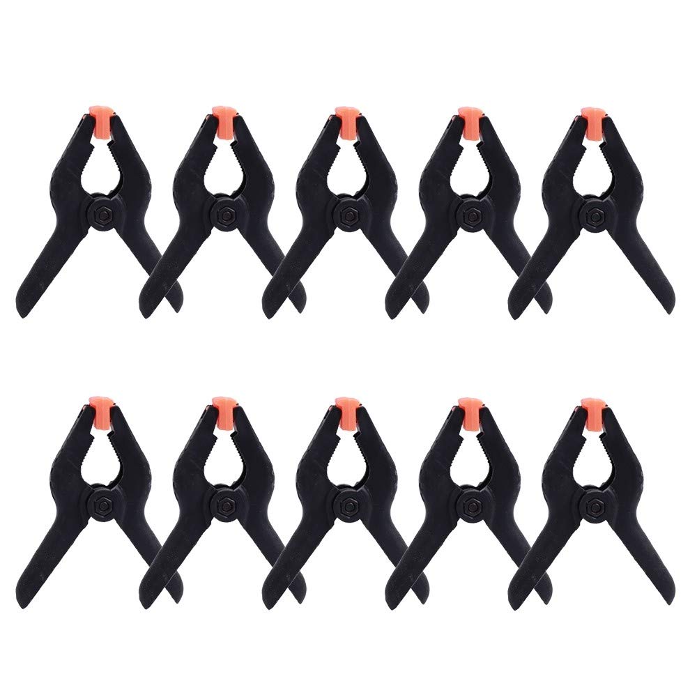 10 Pcs Plastic Spring Clip, Background Clip Woodworking Clip to Fix Clamp Spring Clip