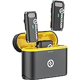 Hollyland Lark M1 Wireless Lavalier Microphone with Noise Cancellation, 656ft Transmission,8H Battery Life, Compact Wireless 