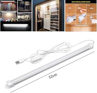 Goefly Iluminación del gabinete LED, Debajo de la luz del gabinete