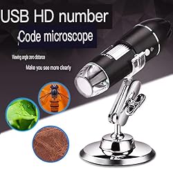 WQYWWLFR USB Digital Microscope 50X to 1000X, 8 LED