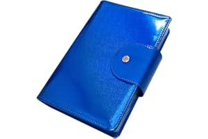 FingerAngel 50 Slot Image Stamper Plate Collection - Nail Art Stamp Plates & Cases - Large Sizes 6.0x12.0cm & 9.5x14.5cm - Dark Blue