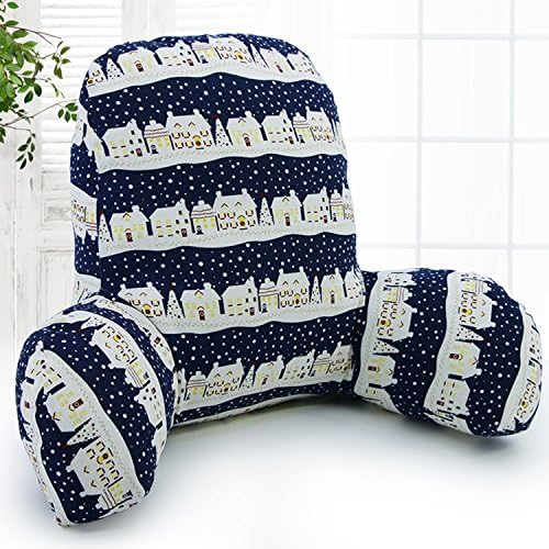 Wwang Bedrest Reading and TV Pillow With Arm Rests - Soft Plush Couch Support Bed Rests with Arms - Memory Shredded Foam Pad Pregnant Women -Lumbar, Lower Back. - by (Dream Christmas night)