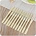 PDTXCLS CDOFFICE 320 PCS Mini Bamboo Cocktail Fork Sticks Fruit Picks for Parties Buffets Food Tastings