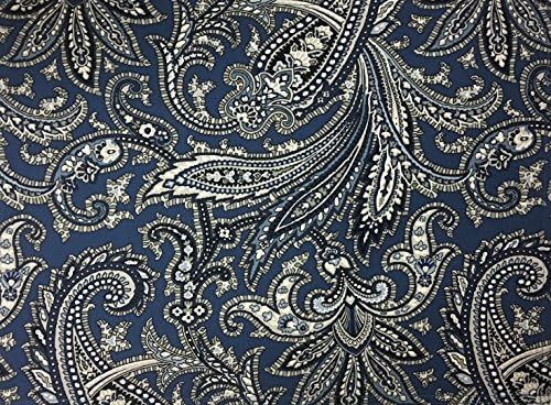 Ralph Lauren Brentwood Paisley Indigo Placemats (Set of 4) | 14" x 19" | 100% Cotton