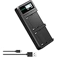Neewer Dual USB Charger Compatible with Sony NP-F970 NP-F960 NP-F950 NP-F930 NP-F770 NP-F750 NP-F570 NP-F550 Camera Battery, Fast Battery Charger with LCD Display,Versatile Charging Options