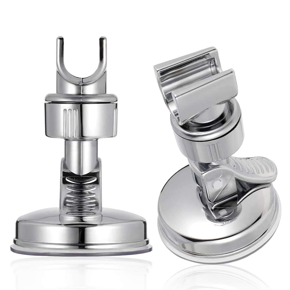 BETOY Shower Head Holders, Bathroom Suction Cup Handheld Shower Head Mount, Universal Bracket with Strong Suction Wall Mount, Bathroom Hand Bidet Spray Heavy Duty, No Drilling Required