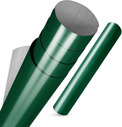 vgoltd Forest Green Gloss Self Adhesive Vinyl Wrap 60x1000 cm
