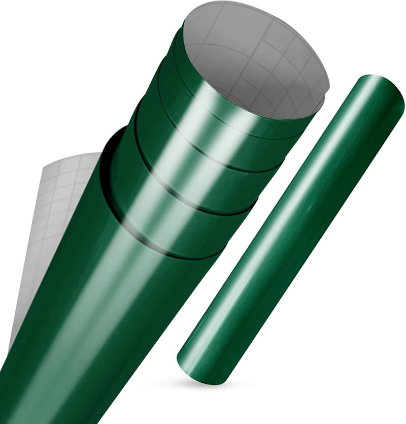 vgoltd Forest Green Gloss Self Adhesive Vinyl Wrap 60x1000 cm
