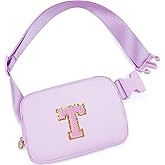 Uygafly Birthday Gifts for 4 5 6 7 8 9 10 11 12 13 Year Old Girls,Graduation Gifts for Teens Kids Daughter Sister Her,Fanny Pack Crossbody Bag Belt Bag Cute Trendy Stuff | Lavender,T