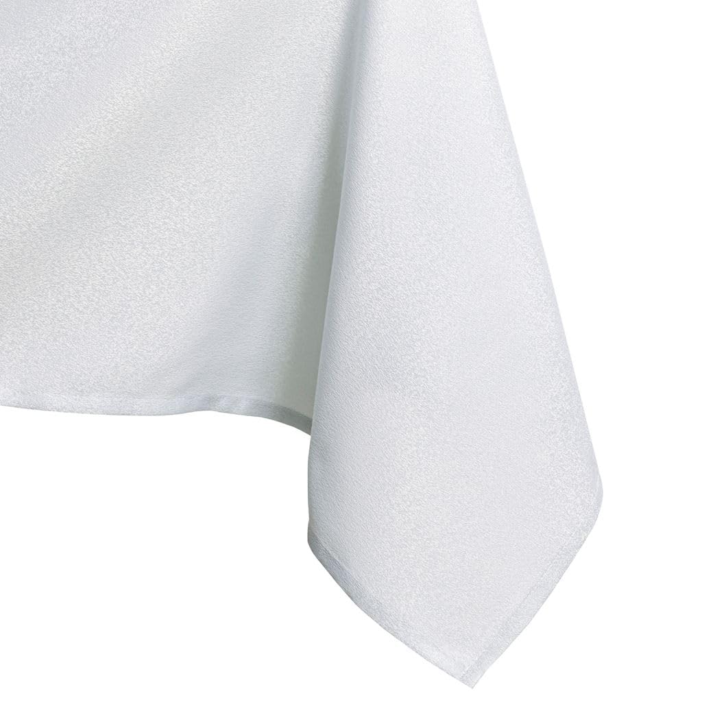AmeliaHome Empire 67984 Tablecloth 120 x 200 cm Lotus Effect Water-Repellent Glossy White