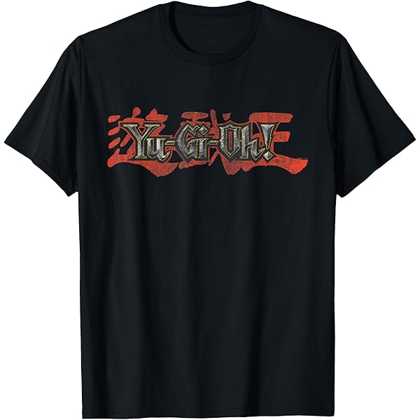 Vanilla Underground Yu-Gi-Oh! Mens Black Short Sleeved T-Shirt | Logo  Graphic Tee for Adults | Yu Gi Oh Merchandise