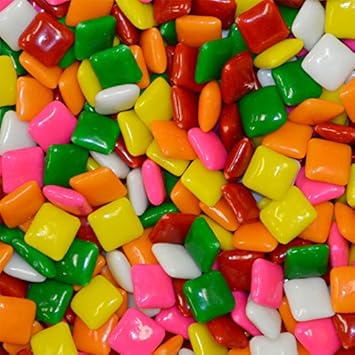 Dubble Bubble Chewing Gum Chiclet Tabs In 6 Flavors 5400 Ct Bulk Case 1 Brand Great For Vending More