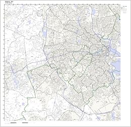 Newton Zip Code Map Newton, Ma Zip Code Map Laminated: Amazon.com: Office Products