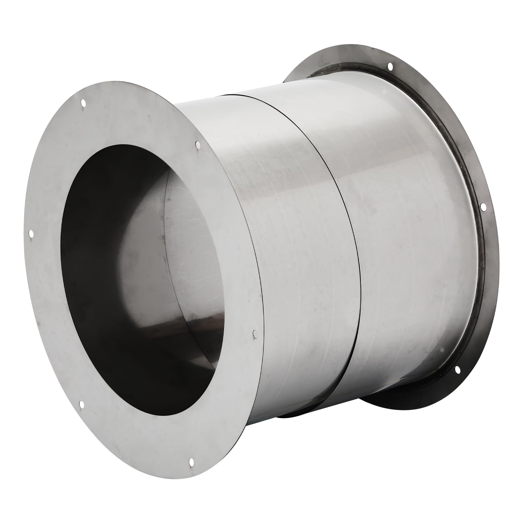 Photo 1 of Wall Thimble For 6" Double Wall Chimney Pipe(8" Inner Ring), 304 Stainless Steel Double Wall Insulated Chimney Pipe Wall Thimble