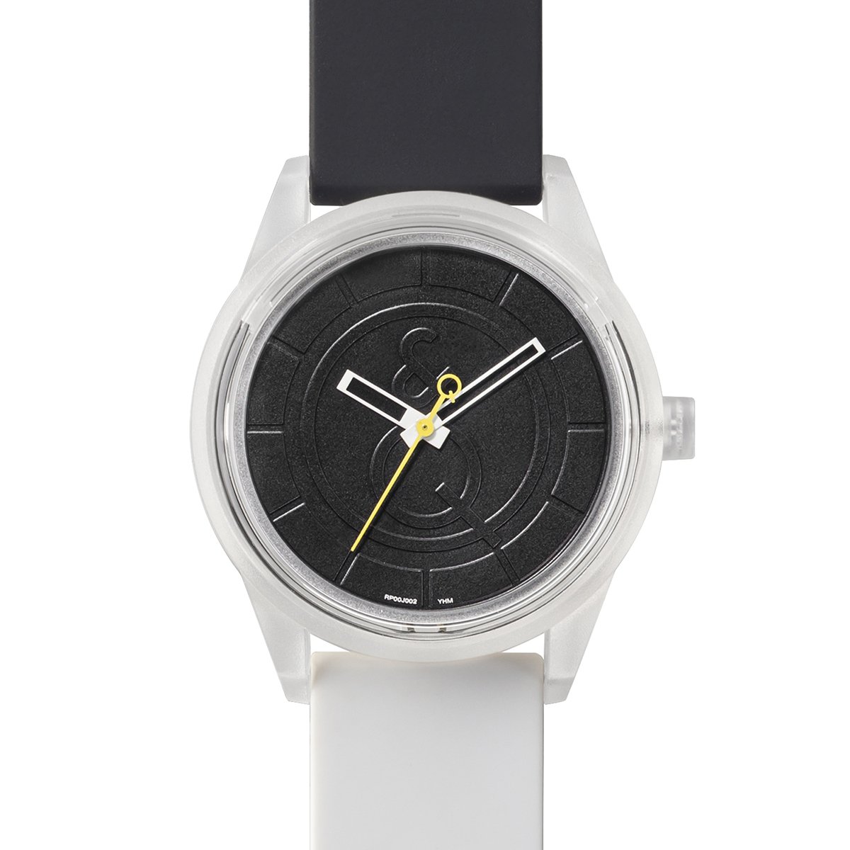 Q Q Smilesolar Series Black Dial X Black White Strap Rp00j005y Powered By Solar Buy Online In Guernsey At Desertcart