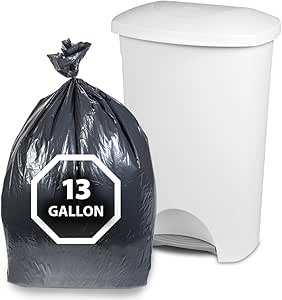 Amazon.com: Tall Kitchen Garbage Bags 15 x 9 x 32 13 ...