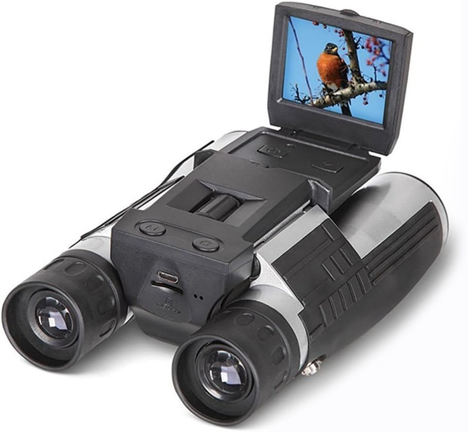 2'' FHD Digital Camera Binoculars,SGODDE 12x32 Video Recorder Camcorder -HD 1080P LCD Display Telescope Camera for Watching Bird,Hunting,Spying,Clearly record all important moments,Christmas Gifts
