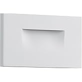 East Grove Home Builder Essentials Indoor or Outdoor 120V Input LED Step or Patio Deck Light Horizontal Orientation with 3-CC