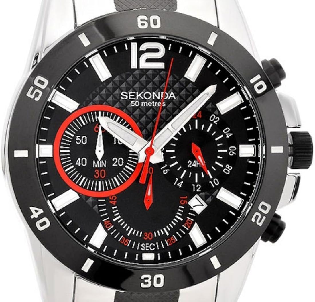 sekonda sports chronograph watch