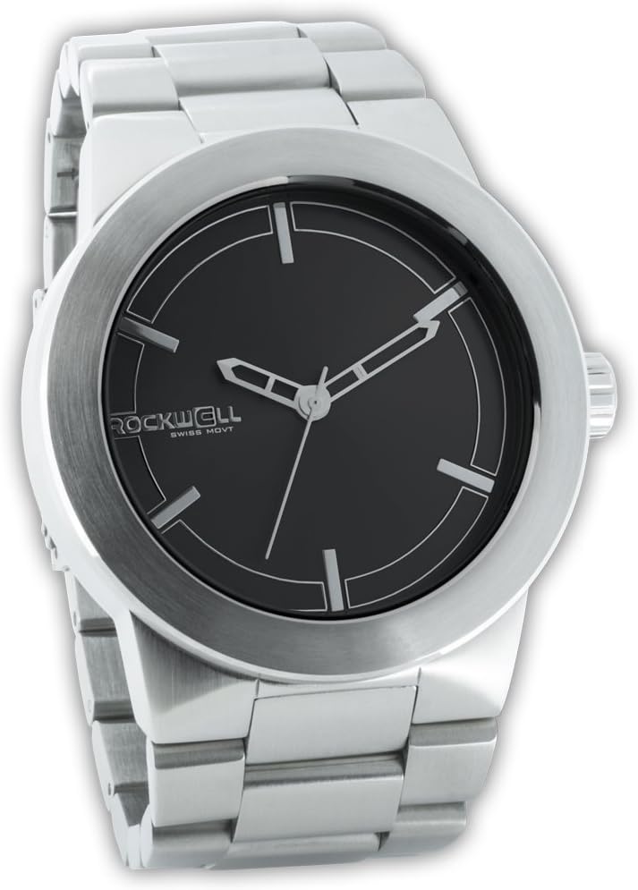 Rockwell Time Maverick Watch, Silver/Black