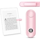 Inncarvs Remote Page Turner for Kindle Reading Accessories | Clicke for iPad iPhone Android Tablets E-Book Reading Noels, Camera Remote Shutter Selfie Controller, Pink