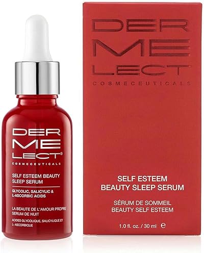 Dermelect Self-Esteem Beauty Sleep Serum Anti Aging Glycolic Salicylic