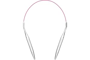 CUTEDIY Size 11 Circular Knitting Needles 16 Inch Round Metal Kit