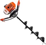 eSkde 52cc Petrol Auger Post Hole Digger Fence Post Tree Planting Tool 3 Bits view 6