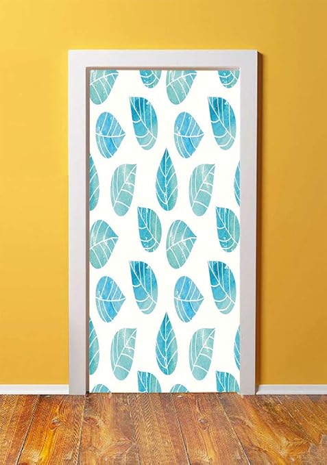 Watercolor Calcomania Decorativo 3d Para Pared Diseno De Hojas