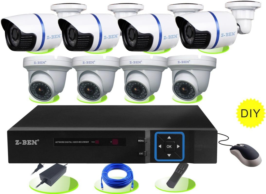 Z-BEN 48V Standard POE NVR Kit-POE802K