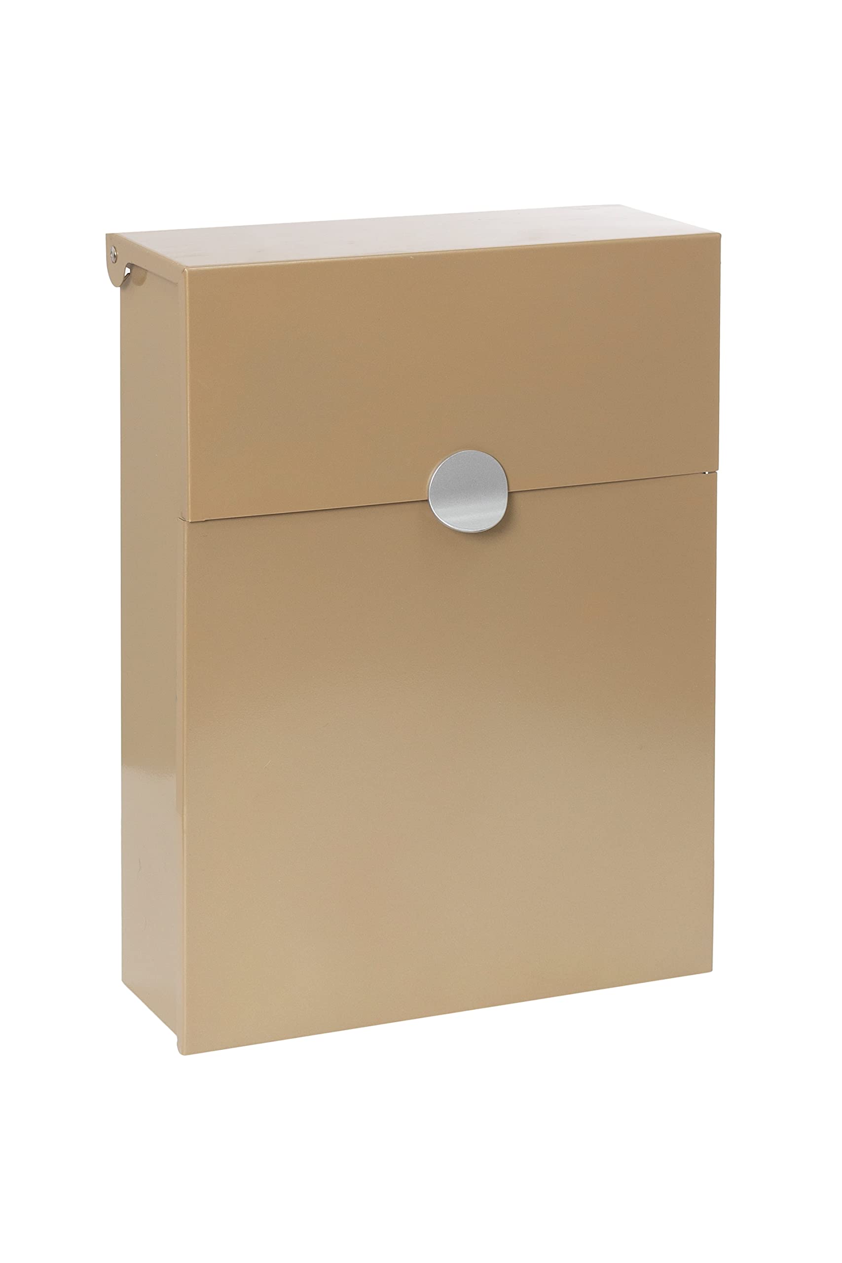 Arregui Personalised Outdoor Metal Mailbox, Iridium - Silver, DIN A4-37 x 27 x 10 cm