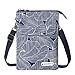 AOCINA Purses for Teen Girls Cell Phone Purse Mini Wallet Canvas Crossbody Bags for Teen Girls Women(Blue)