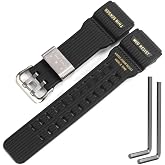 Resin Band Compatible with Casio Mudmaster GG1000 GG-1000 GWG-100 Replacement Watch Band | Men's Sport Strap