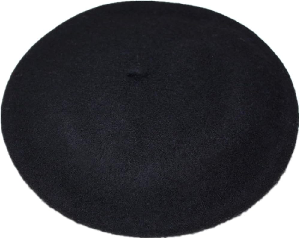 JOYHY Women's Solid Color Classic French Style Beret Beanie Hat Red at  Women’s Clothing store