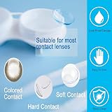 LeFeirr 6 Packs Contact Lens Cases Left/Right Caps Home Travel Outdoor view 3