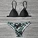 Mlide Women’s Sexy Two Piece Bikini Set Beach Swimwear with Printed Swimsuit Low Waist Design Blackthumb 3