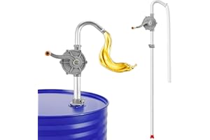 TALFIT Aluminum 55 Gallon Drum Pump, Precision Engineered for Optimal Fluid Transfer, Hand Fuel Pumps for Diesel, Hydraulic Fluid