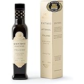 Entimio Cortese Organic Italian Extra Virgin Olive Oil from Italy, 700+ mg/kg High in Polyphenols, 2025 Gold Winner, Tuscany Early Harvest evoo, Cold Extracted, Lab Tested - 8.5 fl oz