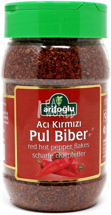 Arifoglu Crushed Red Pepper 175 GR ( 6.2 Oz ) 2 Pack