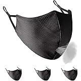 Borgasets Breathable Sport Face Mask for Men Women Youth Adjustable Reusable Washable Comfort Mask