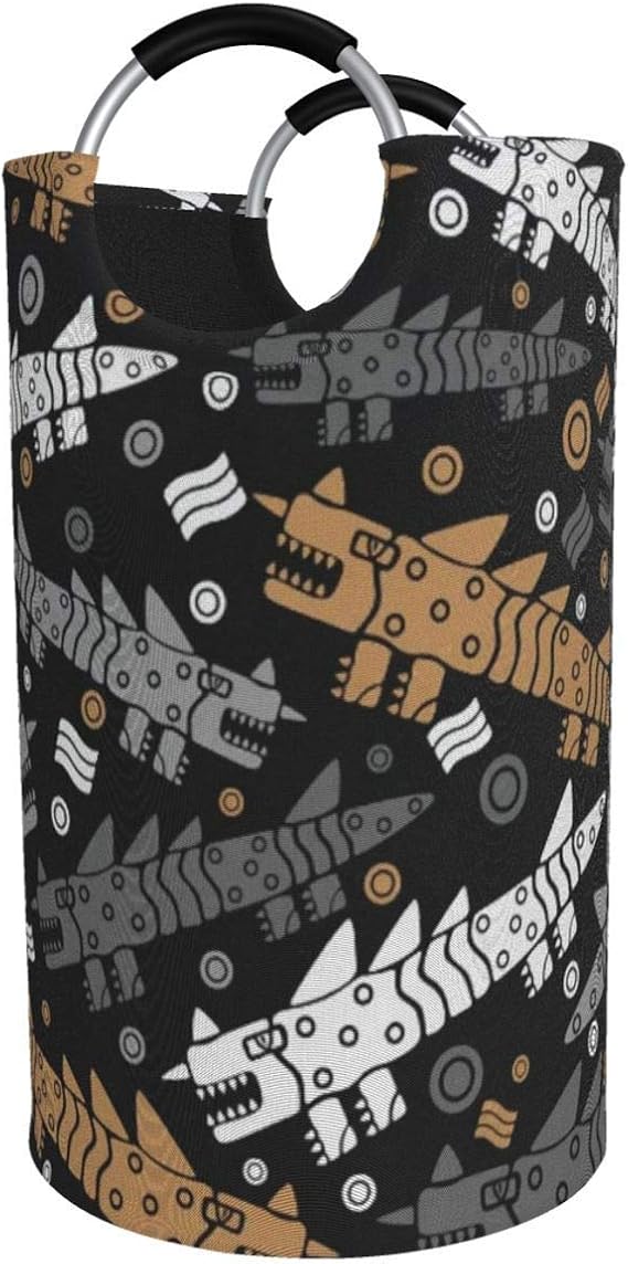 Ahdyr Cesto de Ropa Sucia Dragones Cocodrilos Lagartos 82L Cestas de