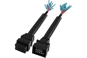 XMK 13 Pin Connector for Boss Snow Plow Wiring Harness Repair Kit Replace MSC04753 MSC04754 for Boss Snowplow Blade 13 Pin Connector